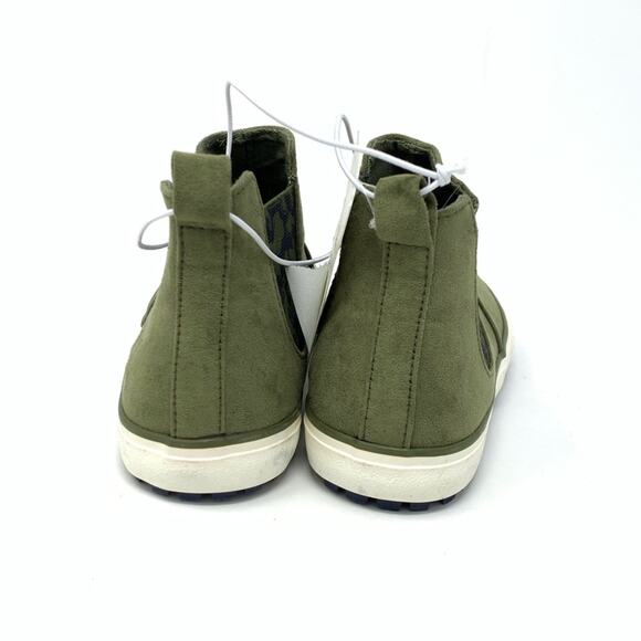 Cat & Jack Anton Olive Green Mid Top Sneaker Baby Toddler Boy Size 6 - Picture 3 of 5